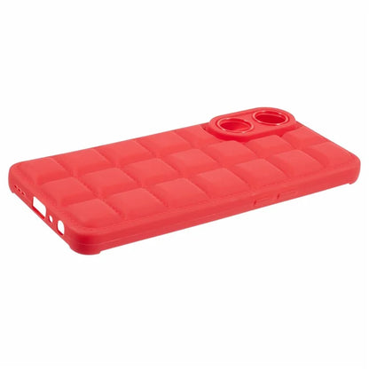 For Oppo Reno8 T 4G Case Down Jacket Anti-Scratch TPU Phone Cover
