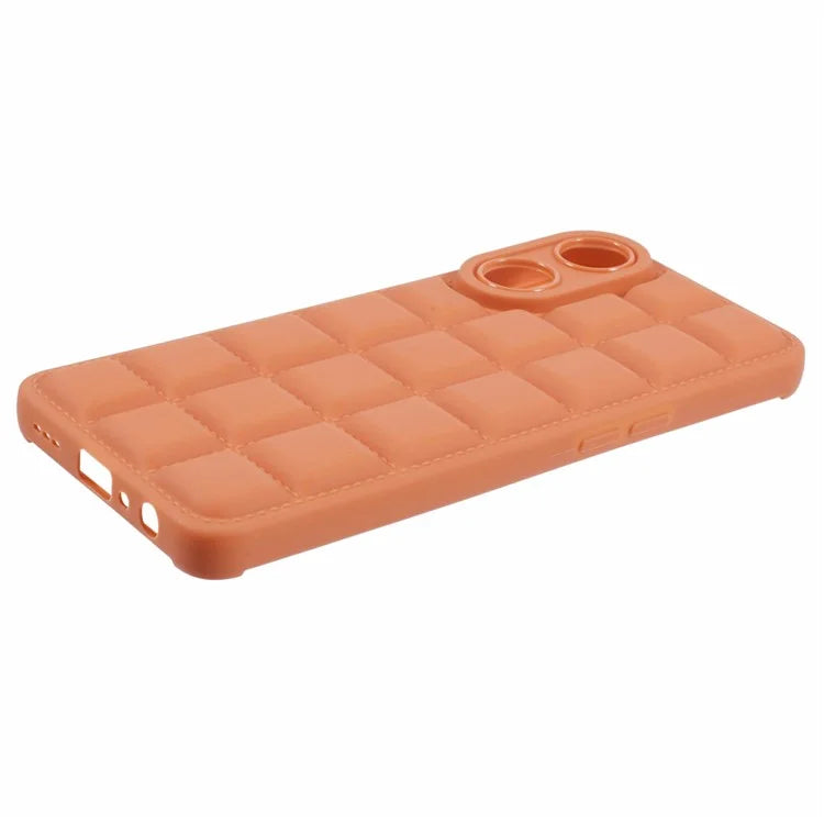 For Oppo Reno8 T 4G Case Down Jacket Anti-Scratch TPU Phone Cover