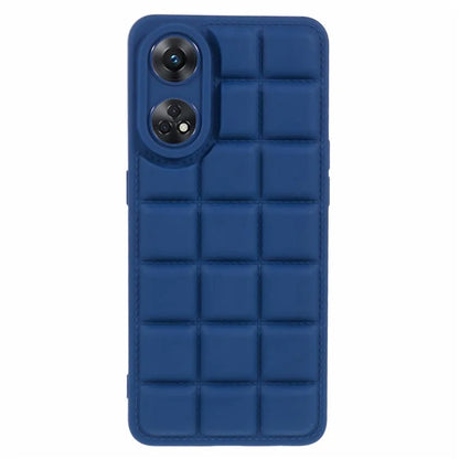 For Oppo Reno8 T 4G Case Down Jacket Anti-Scratch TPU Phone Cover
