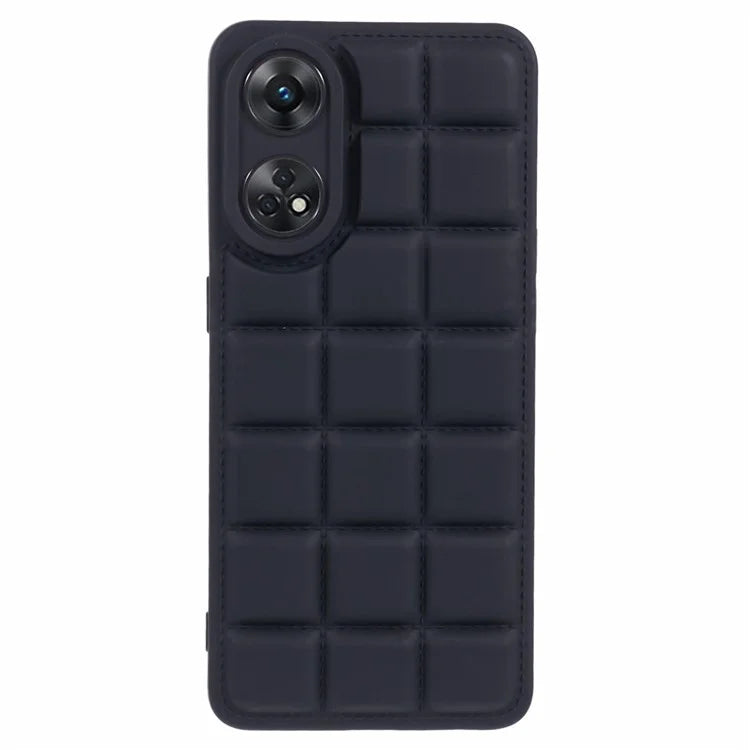 For Oppo Reno8 T 4G Case Down Jacket Anti-Scratch TPU Phone Cover