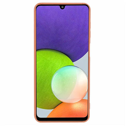 For Samsung Galaxy A22 4G (EU Version) Shockproof Case Down Jacket TPU Slim Phone Cover