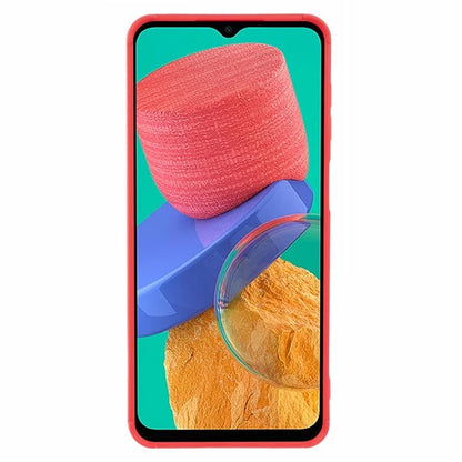 For Samsung Galaxy A12 / M12 / F12 Phone Case Down Jacket TPU Back Cover