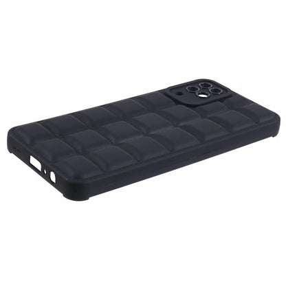 For Samsung Galaxy A12 / M12 / F12 Phone Case Down Jacket TPU Back Cover