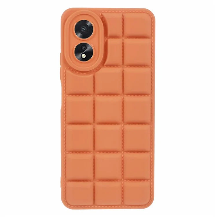 For Oppo A38 4G TPU Case Down Jacket Slim Phone Protector