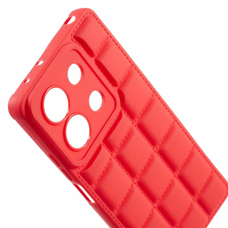 For Xiaomi Redmi Note 13 5G Cell Phone Case Down Jacket TPU Bump Proof Back Shell