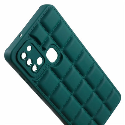For Samsung Galaxy A21s TPU Case Cover Down Jacket Scratch-proof Mobile Phone Cover