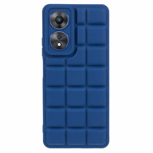 For Oppo A78 5G / A58 5G Case TPU Shock Absorbing Down Jacket Smart Phone Cover