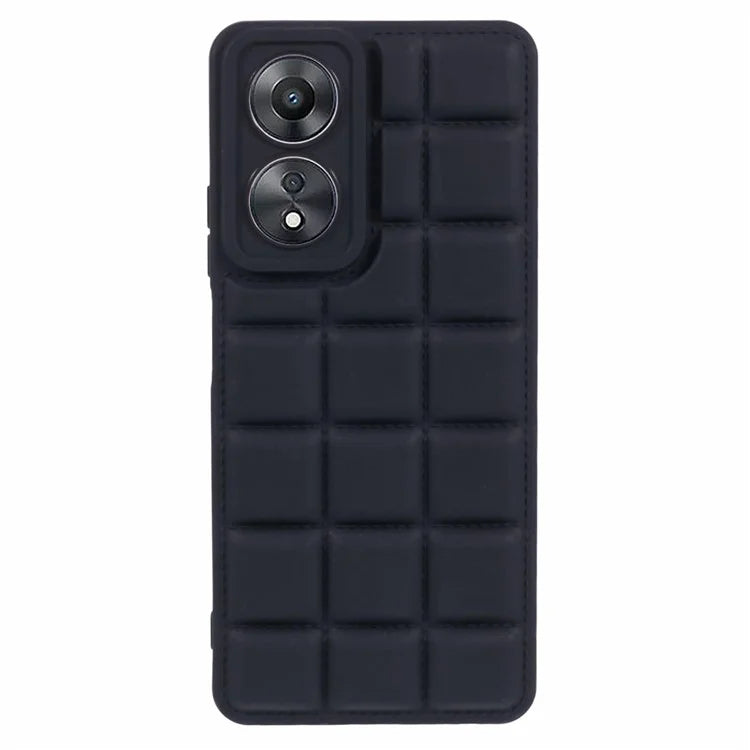 For Oppo A78 5G / A58 5G Case TPU Shock Absorbing Down Jacket Smart Phone Cover