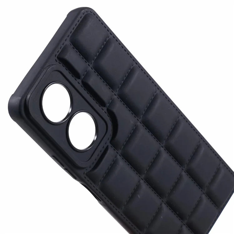 For Oppo A78 5G / A58 5G Case TPU Shock Absorbing Down Jacket Smart Phone Cover