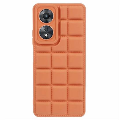 For Oppo A78 5G / A58 5G Case TPU Shock Absorbing Down Jacket Smart Phone Cover