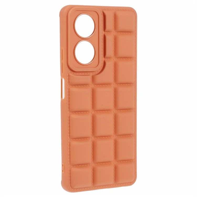 For Oppo A78 5G / A58 5G Case TPU Shock Absorbing Down Jacket Smart Phone Cover