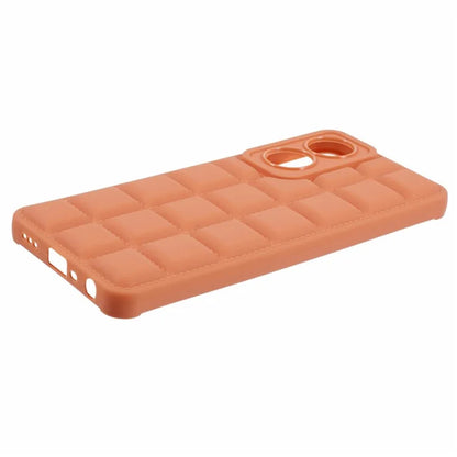 For Oppo A78 5G / A58 5G Case TPU Shock Absorbing Down Jacket Smart Phone Cover