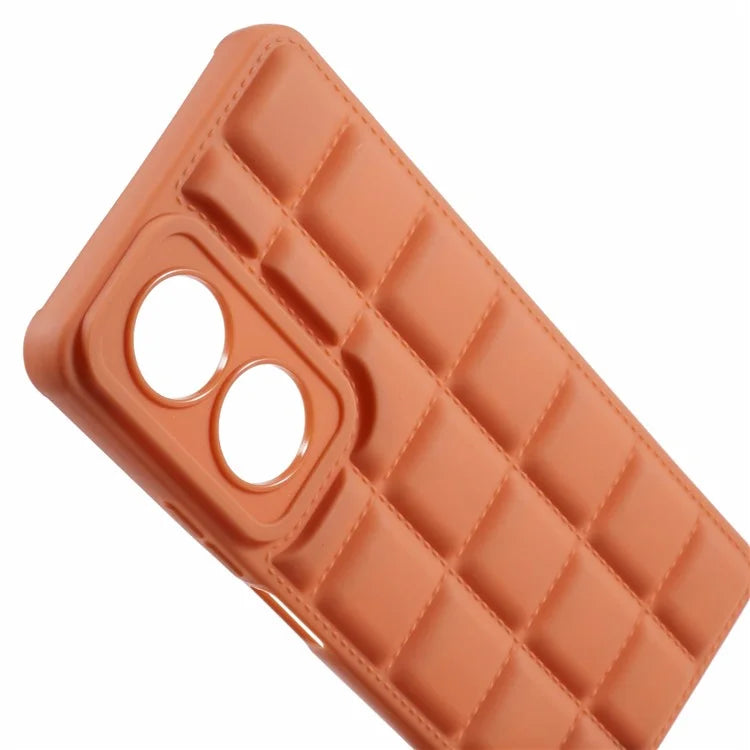 For Oppo A78 5G / A58 5G Case TPU Shock Absorbing Down Jacket Smart Phone Cover