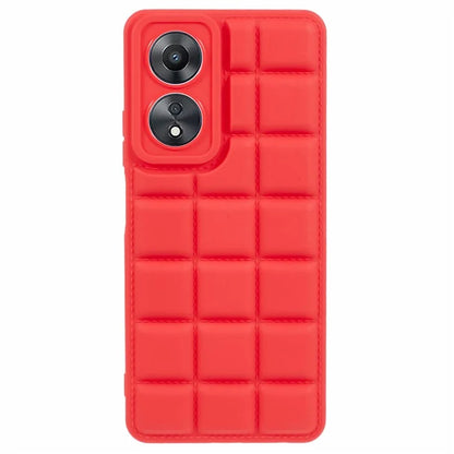 For Oppo A78 5G / A58 5G Case TPU Shock Absorbing Down Jacket Smart Phone Cover