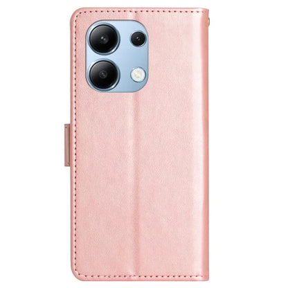 For Xiaomi Redmi Note 13 4G Case Wallet Stand Butterfly Leather Flip Phone Cover