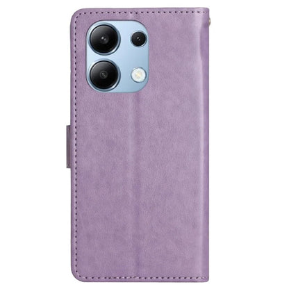 For Xiaomi Redmi Note 13 4G Case Wallet Stand Butterfly Leather Flip Phone Cover
