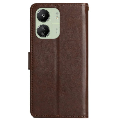 For Xiaomi Redmi 13C 4G / Poco C65 4G Leather Case Butterfly Phone Wallet Cover
