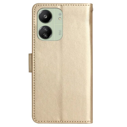 For Xiaomi Redmi 13C 4G / Poco C65 4G Leather Case Butterfly Phone Wallet Cover