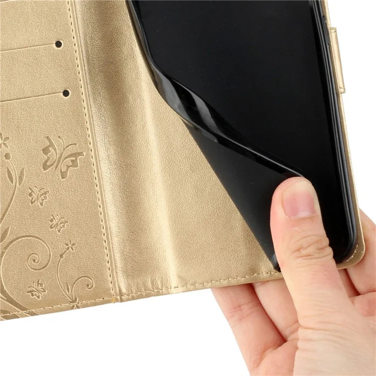 For Xiaomi Redmi Note 13 Pro 5G / Poco X6 5G Case Leather Wallet Cover Butterfly Imprinted