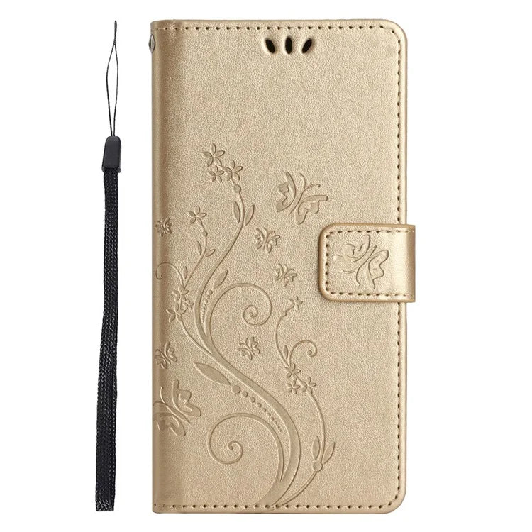 For Xiaomi Redmi Note 13 Pro 5G / Poco X6 5G Case Leather Wallet Cover Butterfly Imprinted