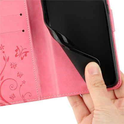 For Xiaomi Redmi Note 13 Pro 5G / Poco X6 5G Case Leather Wallet Cover Butterfly Imprinted