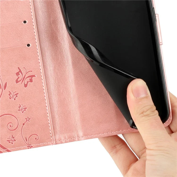 For Xiaomi Redmi Note 13 Pro 5G / Poco X6 5G Case Leather Wallet Cover Butterfly Imprinted