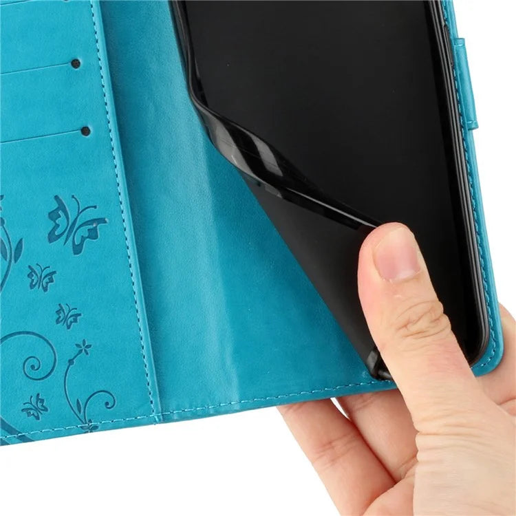 For Xiaomi Redmi Note 13 Pro 5G / Poco X6 5G Case Leather Wallet Cover Butterfly Imprinted