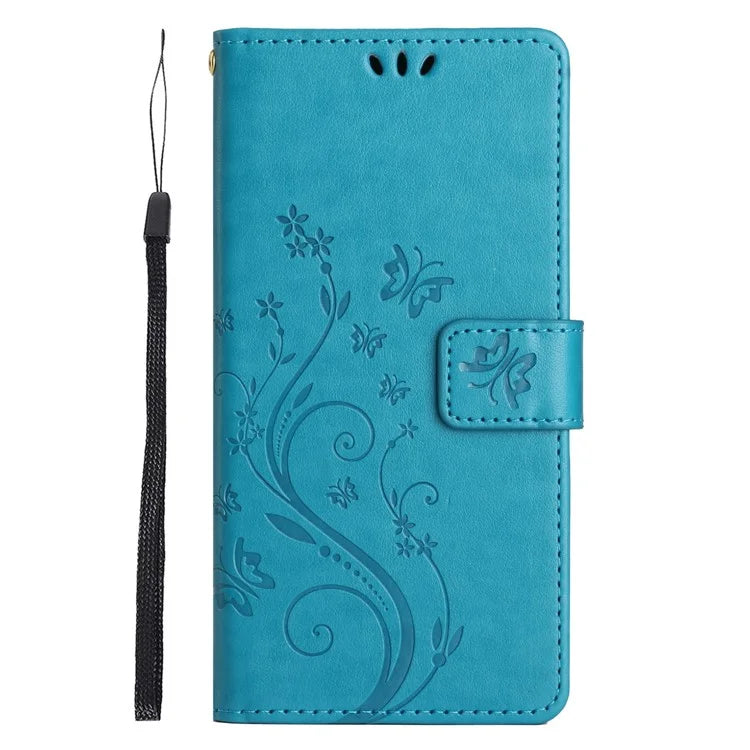 For Xiaomi Redmi Note 13 Pro 5G / Poco X6 5G Case Leather Wallet Cover Butterfly Imprinted
