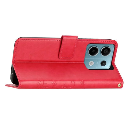 For Xiaomi Redmi Note 13 Pro 5G / Poco X6 5G Case Leather Wallet Cover Butterfly Imprinted