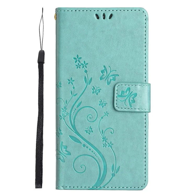 For Xiaomi Redmi Note 13 Pro 5G / Poco X6 5G Case Leather Wallet Cover Butterfly Imprinted