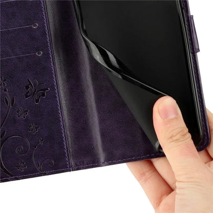 For Xiaomi Redmi Note 13 Pro 5G / Poco X6 5G Case Leather Wallet Cover Butterfly Imprinted
