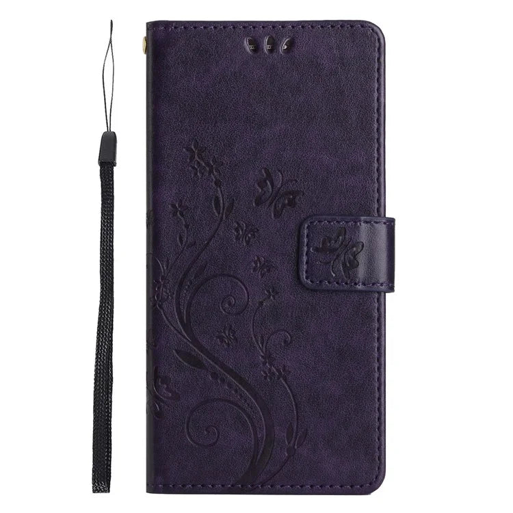 For Xiaomi Redmi Note 13 Pro 5G / Poco X6 5G Case Leather Wallet Cover Butterfly Imprinted