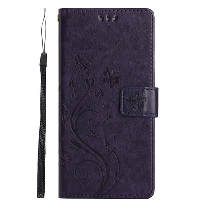 For Xiaomi Redmi Note 13 Pro 5G / Poco X6 5G Case Leather Wallet Cover Butterfly Imprinted