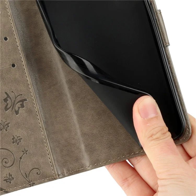 For Xiaomi Redmi Note 13 Pro 5G / Poco X6 5G Case Leather Wallet Cover Butterfly Imprinted