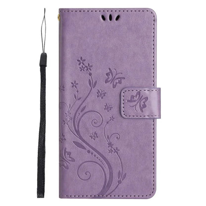 For Xiaomi Redmi Note 13 Pro 5G / Poco X6 5G Case Leather Wallet Cover Butterfly Imprinted