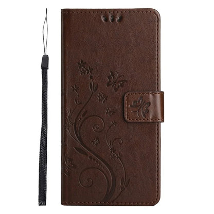 For Xiaomi Redmi Note 13 Pro 5G / Poco X6 5G Case Leather Wallet Cover Butterfly Imprinted
