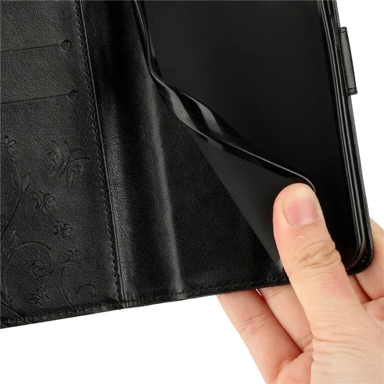 For Xiaomi Redmi Note 13 Pro 5G / Poco X6 5G Case Leather Wallet Cover Butterfly Imprinted
