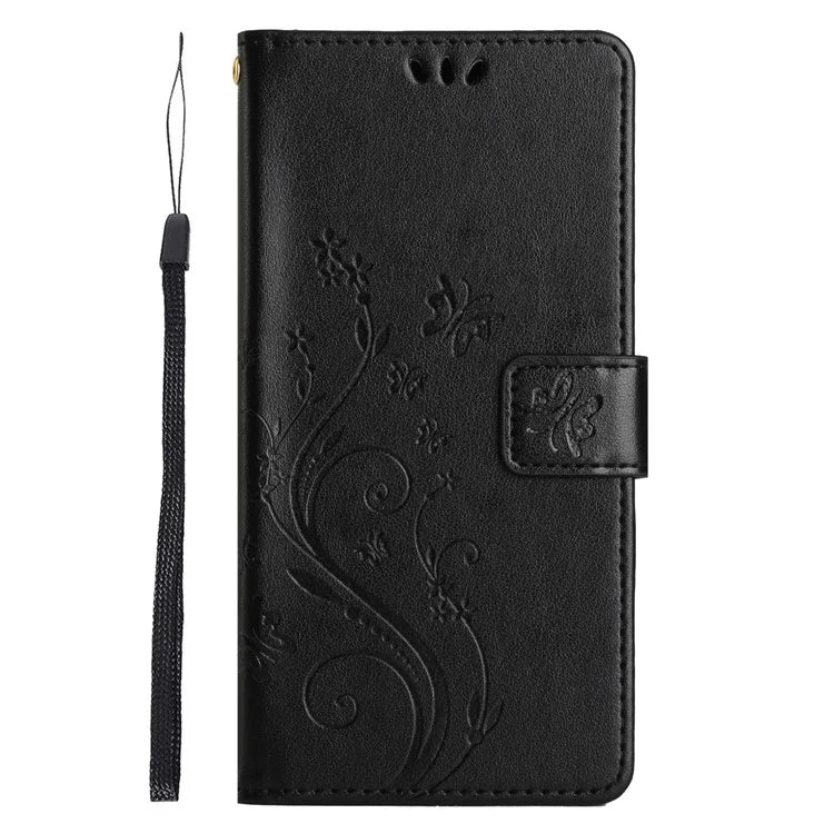 For Xiaomi Redmi Note 13 Pro 5G / Poco X6 5G Case Leather Wallet Cover Butterfly Imprinted