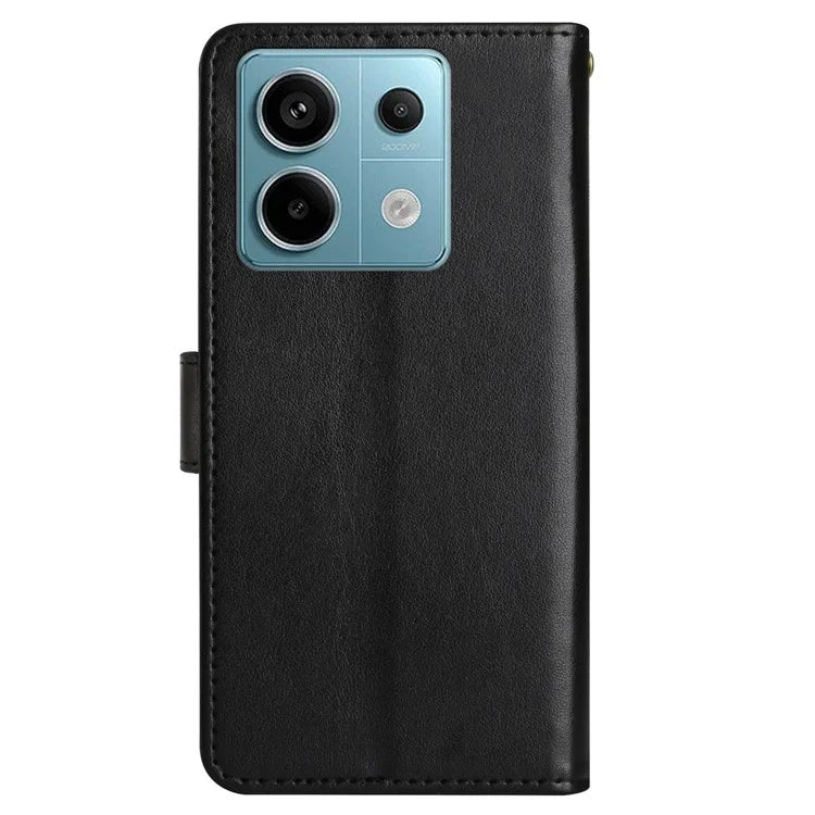 For Xiaomi Redmi Note 13 Pro 5G / Poco X6 5G Case Leather Wallet Cover Butterfly Imprinted