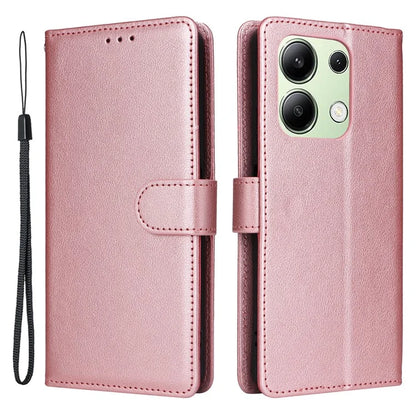 For Xiaomi Redmi Note 13 4G Wallet Case PU Leather Flip Phone Cover with Stand