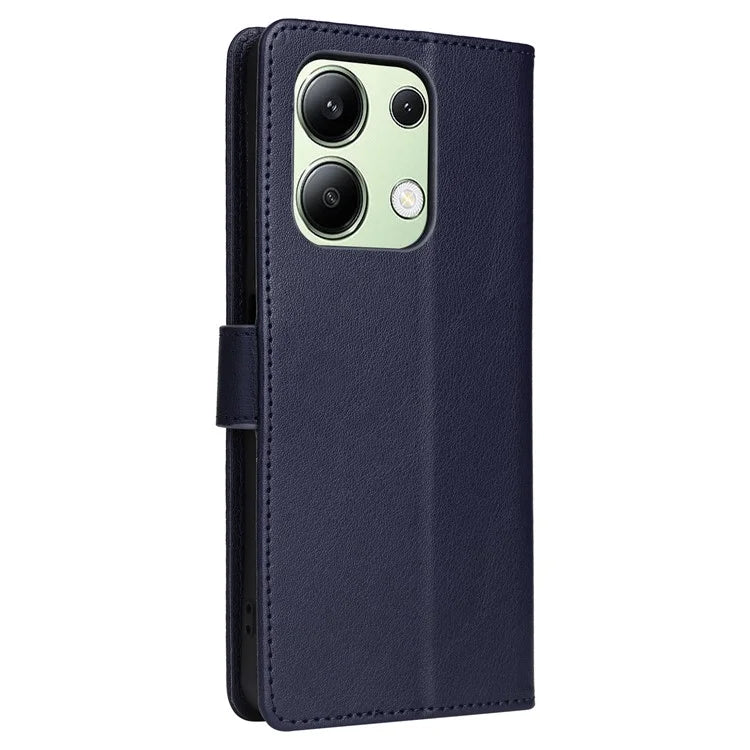 For Xiaomi Redmi Note 13 4G Wallet Case PU Leather Flip Phone Cover with Stand