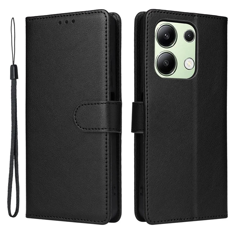 For Xiaomi Redmi Note 13 4G Wallet Case PU Leather Flip Phone Cover with Stand