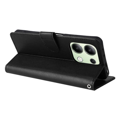 For Xiaomi Redmi Note 13 4G Wallet Case PU Leather Flip Phone Cover with Stand