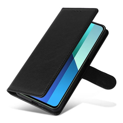 For Xiaomi Redmi Note 13 4G Wallet Case PU Leather Flip Phone Cover with Stand