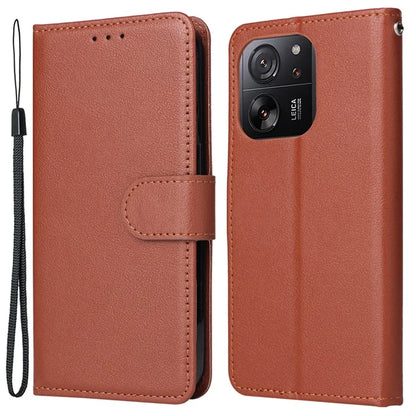For Xiaomi 13T / 13T Pro / Redmi K60 Ultra Case Leather Wallet Phone Cover with Folding Stand