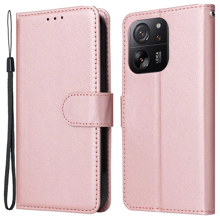 For Xiaomi 13T / 13T Pro / Redmi K60 Ultra Case Leather Wallet Phone Cover with Folding Stand