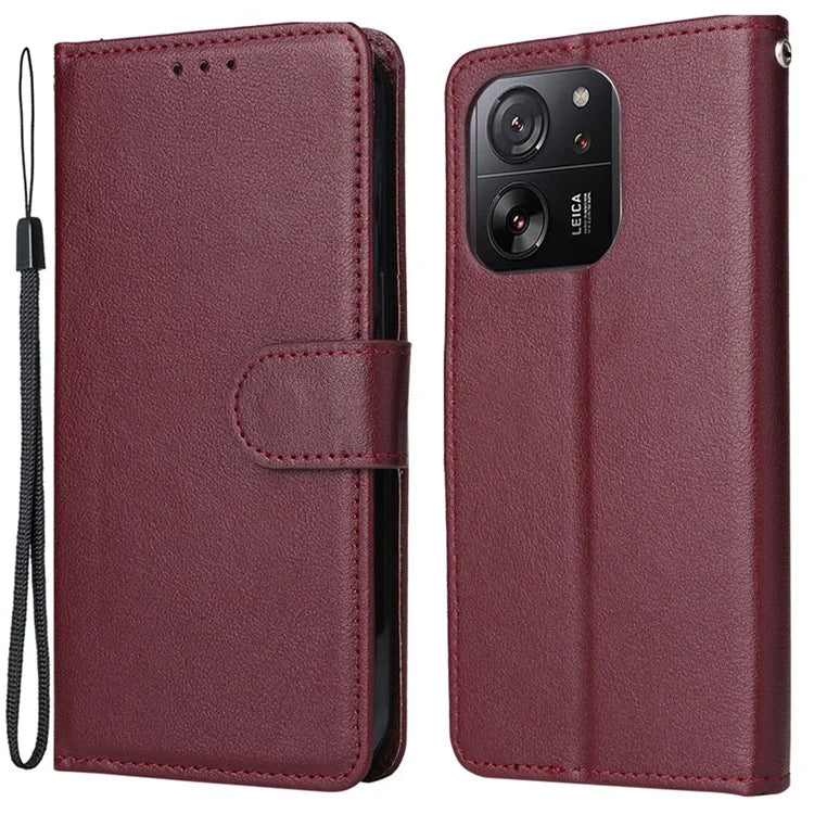 For Xiaomi 13T / 13T Pro / Redmi K60 Ultra Case Leather Wallet Phone Cover with Folding Stand