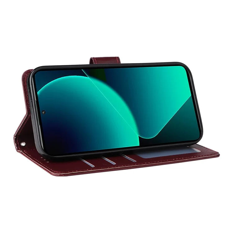 For Xiaomi 13T / 13T Pro / Redmi K60 Ultra Case Leather Wallet Phone Cover with Folding Stand