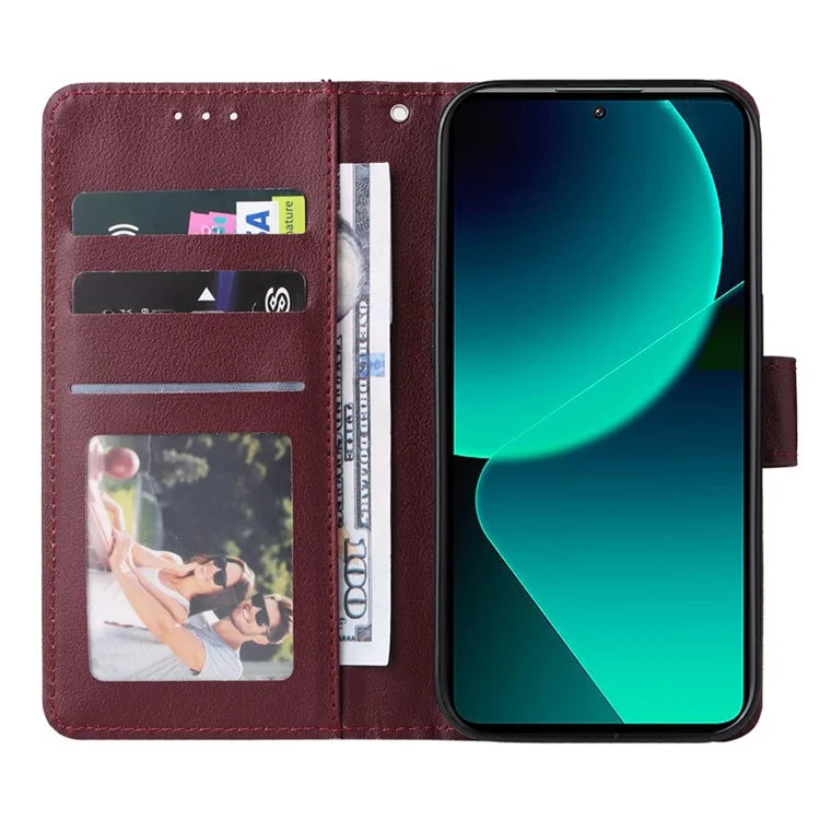 For Xiaomi 13T / 13T Pro / Redmi K60 Ultra Case Leather Wallet Phone Cover with Folding Stand