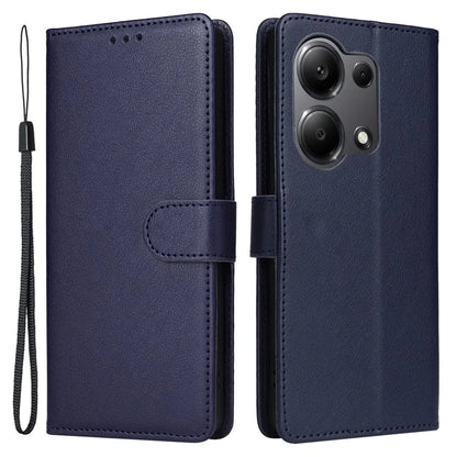 For Xiaomi Redmi Note 13 Pro 4G / Poco M6 Pro 4G Leather Case Card Slots Phone Stand Cover